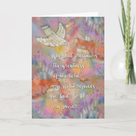 Cartão de Advento ou Páscoa, o Fiat de Maria