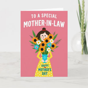 Cartão de Afeto Floral para Mulher