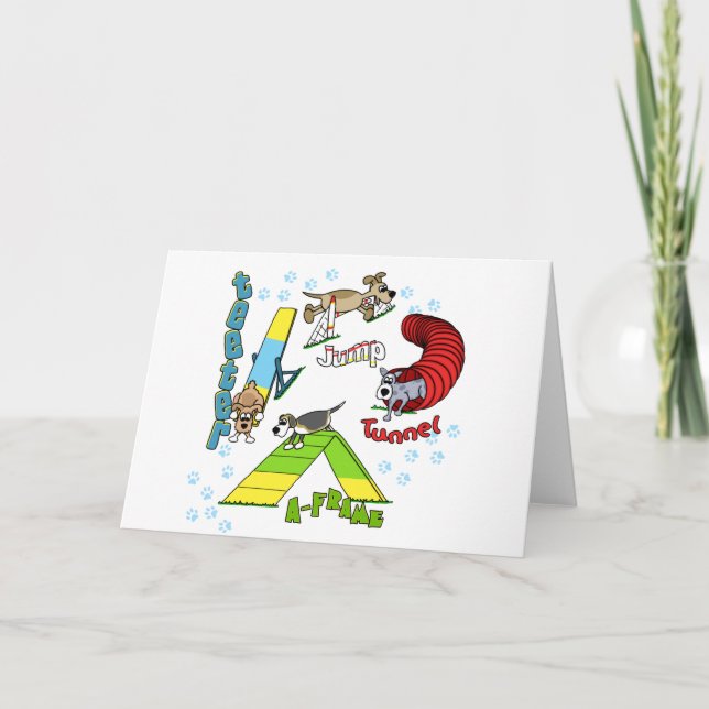 Cartão de Agilidade Canino (Frente)