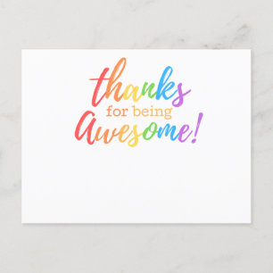 Cartão de Agradecimento