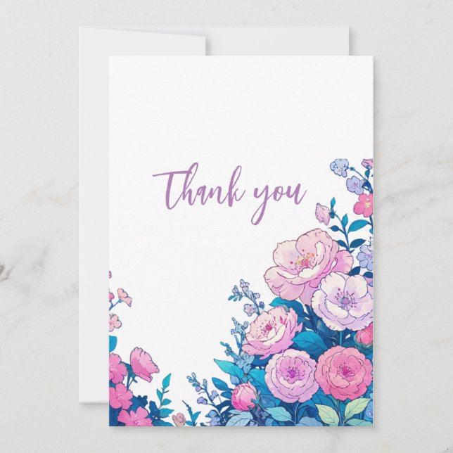 Cartão de agradecimento (Frente)