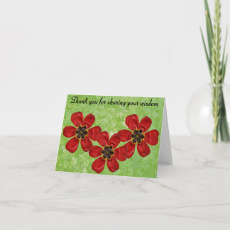 Cartão De Agradecimento 12 Obrigado Por Compartilhar Sua Sabedoria