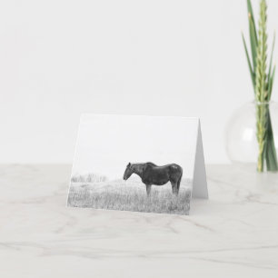 Cartão De Agradecimento #1866 Wild mustang