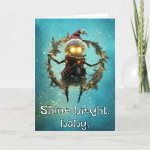 Cartão De Agradecimento *~* 27 Whimsical Glow Funny Magical Christmas AP97