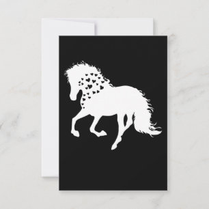 Cartão De Agradecimento 2- Camisa De Cavalo, Teto De Rato De Cavalo, Caval