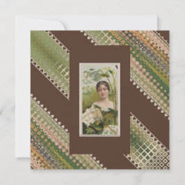 Cartão De Agradecimento 50ª Beleza Floral Personalizada de Aniversário Obr