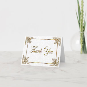 Cartão De Agradecimento 50º Aniversário do Ouro - Obrigado