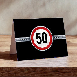 Cartão De Agradecimento 50º Aniversário - QUALQUER IDADE