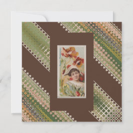 Cartão De Agradecimento 50 Beleza Floral Personalizada De Aniversário Obri