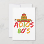 Cartão De Agradecimento 80 Birthday Partido Mexicano Cinco de Mayo Fiesta<br><div class="desc">engraçado, cinco, demayo, presente, aniversário, mexicano, nacho, mexicano, taco, fiesta, </div>