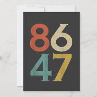 86 47 Bomba de retro Legal Anti-Trump
