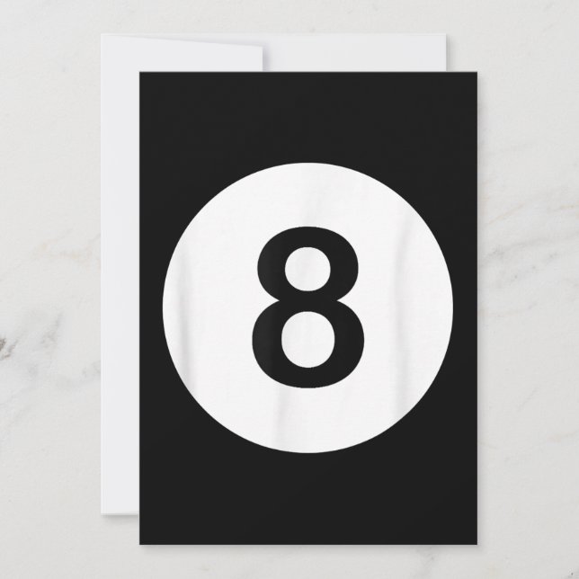 Cartão De Agradecimento 8 Camisetas De Piscina De Bola, Presente De Lover  (Frente)