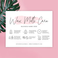 A cera derrete as instruções de segurança da placa