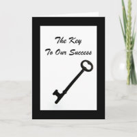 "A chave para o nosso sucesso" - Obrigado
