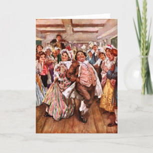 Cartão De Agradecimento A Christmas Carol & Sra. Fizziwig