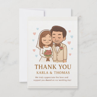 Cartão De Agradecimento A Dream of Love