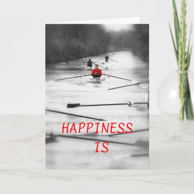 CARTÃO DE AGRADECIMENTO , A FELICIDADE É (Frente)