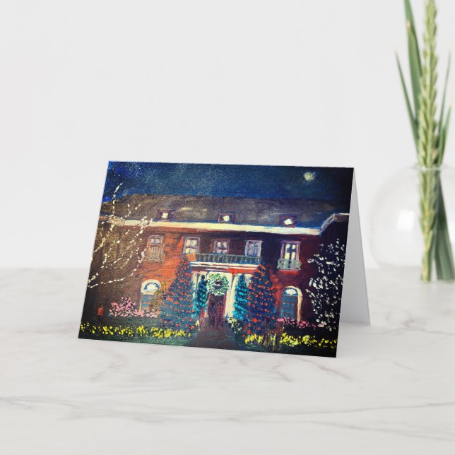 Cartão De Agradecimento A Filoli Christmas greeting card (Frente)