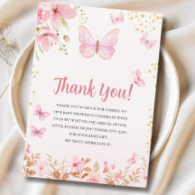 A Little Butterfly is on the Way, Baby Shower Girl