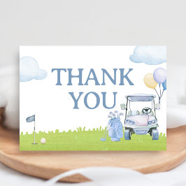 Cartão De Agradecimento A Little Putter Golf Baby Shower