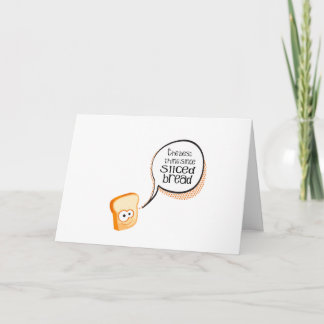 Cartão De Agradecimento A melhor coisa desde o pão cortado