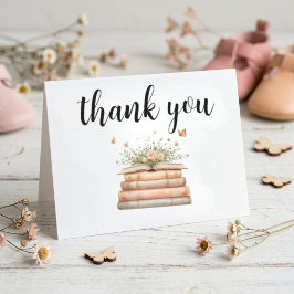 Cartão De Agradecimento A New Chapter Begins Thank You Card - Folded
