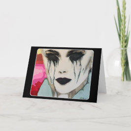 Cartão De Agradecimento A pintura "The Chill" em um