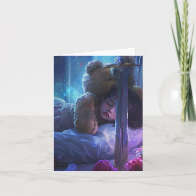 Cartão De Agradecimento A placa de proteção (Frente)