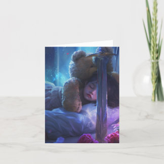 Cartão De Agradecimento A placa de proteção