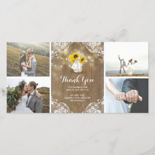 Cartão De Agradecimento A respiração do bebê rústico do frasco de pedreiro