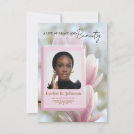 Cartão De Agradecimento A Special Thanks – Magnolia Funeral