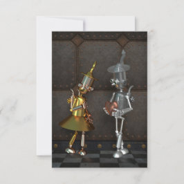 Cartão De Agradecimento A tin Valentine