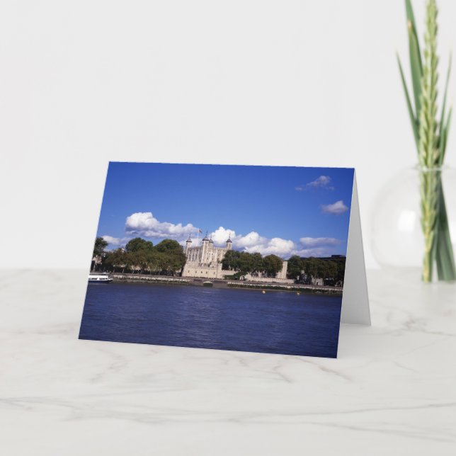 Cartão De Agradecimento A Torre de Londres (Frente)