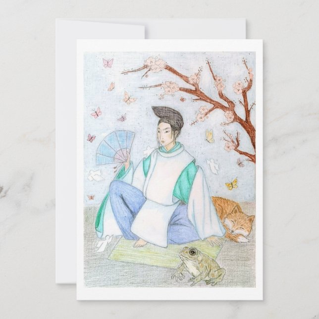 Cartão De Agradecimento Abe no Seimei (Frente)