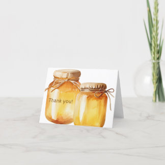 Cartão de agradecimento Abelha Amigável