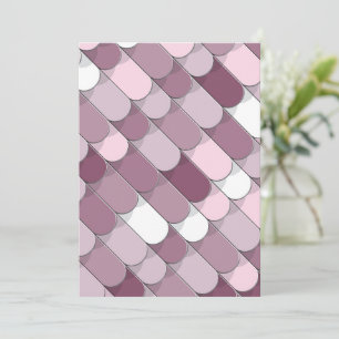 Cartão De Agradecimento Abstrato (azulejos) 2