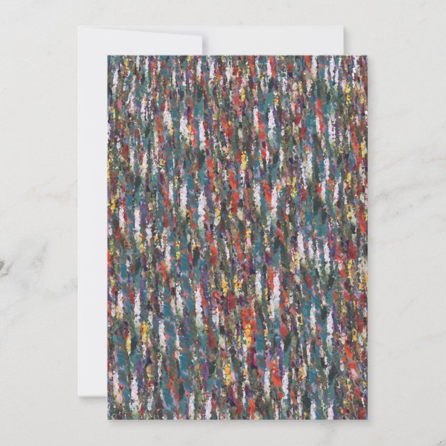 Cartão De Agradecimento Abstrato do Buquê de Odilon Redon (Frente)