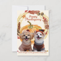 Ação de Graças/Cartões de agradecimentos