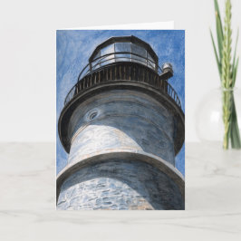 Cartão De Agradecimento Acima do Farol de Portland Head