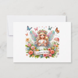 Cartão De Agradecimento Acredito em sua fada