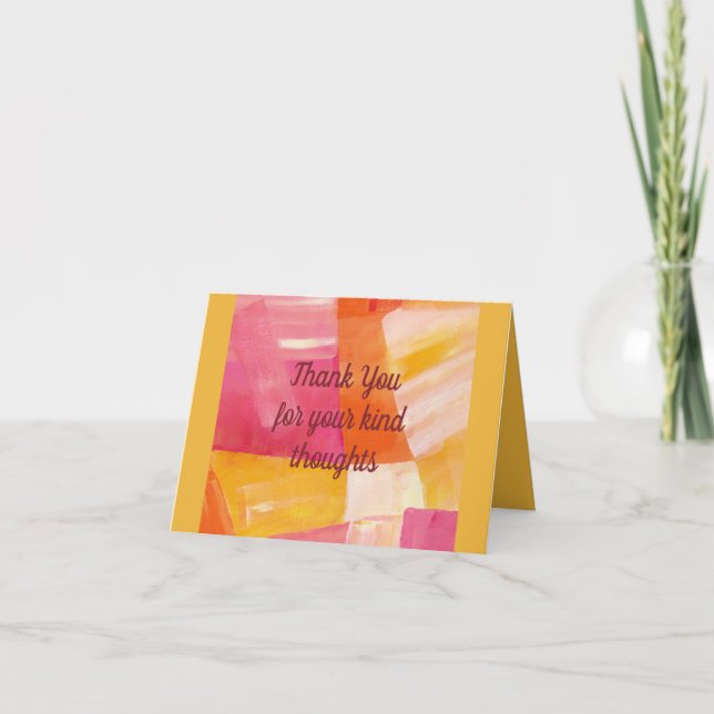 Cartão De Agradecimento Acríclico de Estradas Cruzadas Quentes Modernas (Frente)