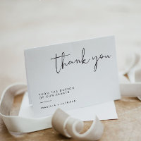 ADELLA Edgy Modern Minimalista Simples Obrigado