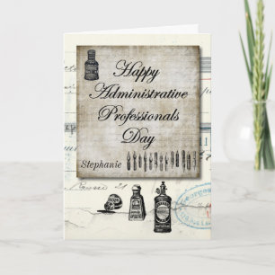 Cartão De Agradecimento Administrative Professionals Day Thank You Custom