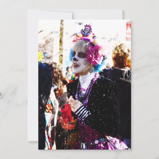 Cartão De Agradecimento Adoráveis - Dia Justo do Figurino Morto, Albuquerq (Frente)