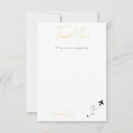 Cartão De Agradecimento Adventure Begins College Graduation Party