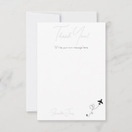 Cartão De Agradecimento Adventure Begins College Graduation Party