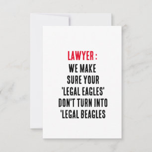 Cartão De Agradecimento Advogado, garantimos que as suas "águias legais" n