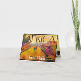 CARTÃO DE AGRADECIMENTO ÁFRICA POR MOJISOLA A GBADAMOSI OKUBULA