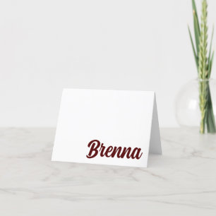 Cartão De Agradecimento Ágies A&M do Texas. Placa Personalizada