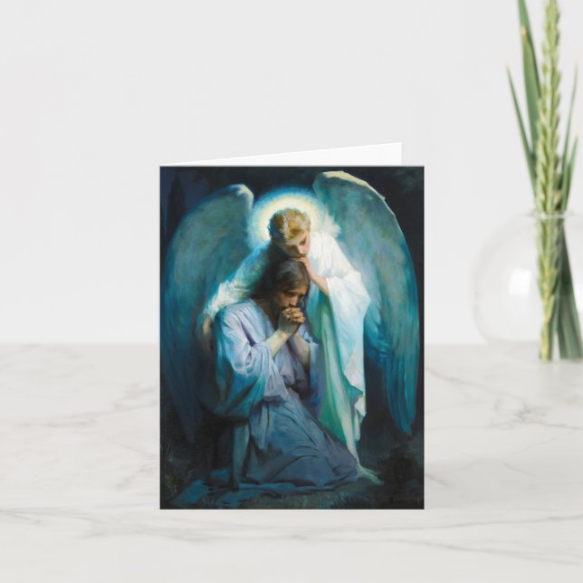 Cartão De Agradecimento Agonia no Jardim por Frans Schwartz (Frente)